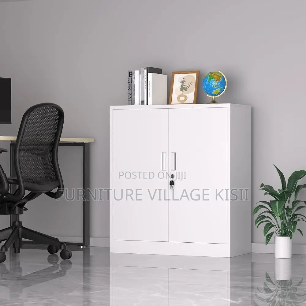 2-Door Wooden Medium Storage Cabinet