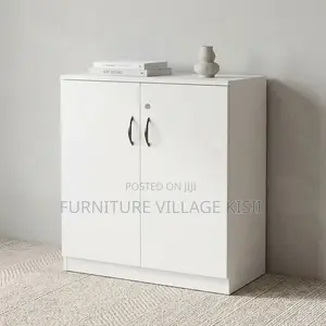 2-Door Wooden Medium Storage Cabinet