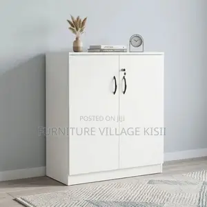 2-Door Wooden Medium Storage Cabinet