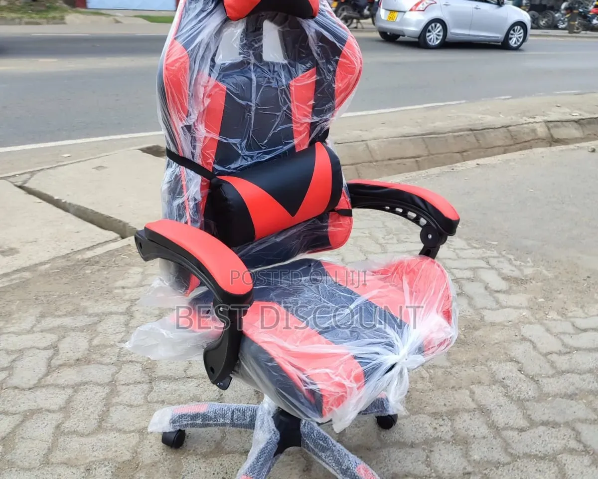 Blue and Red Gaming Chairs