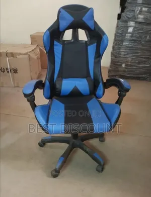 Blue and Red Gaming Chairs