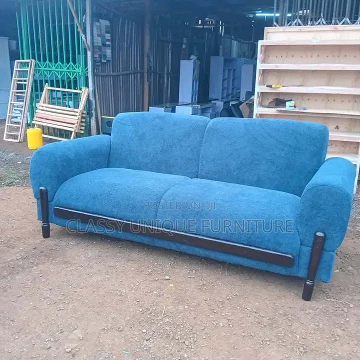 Blue 3-Seater Sofa