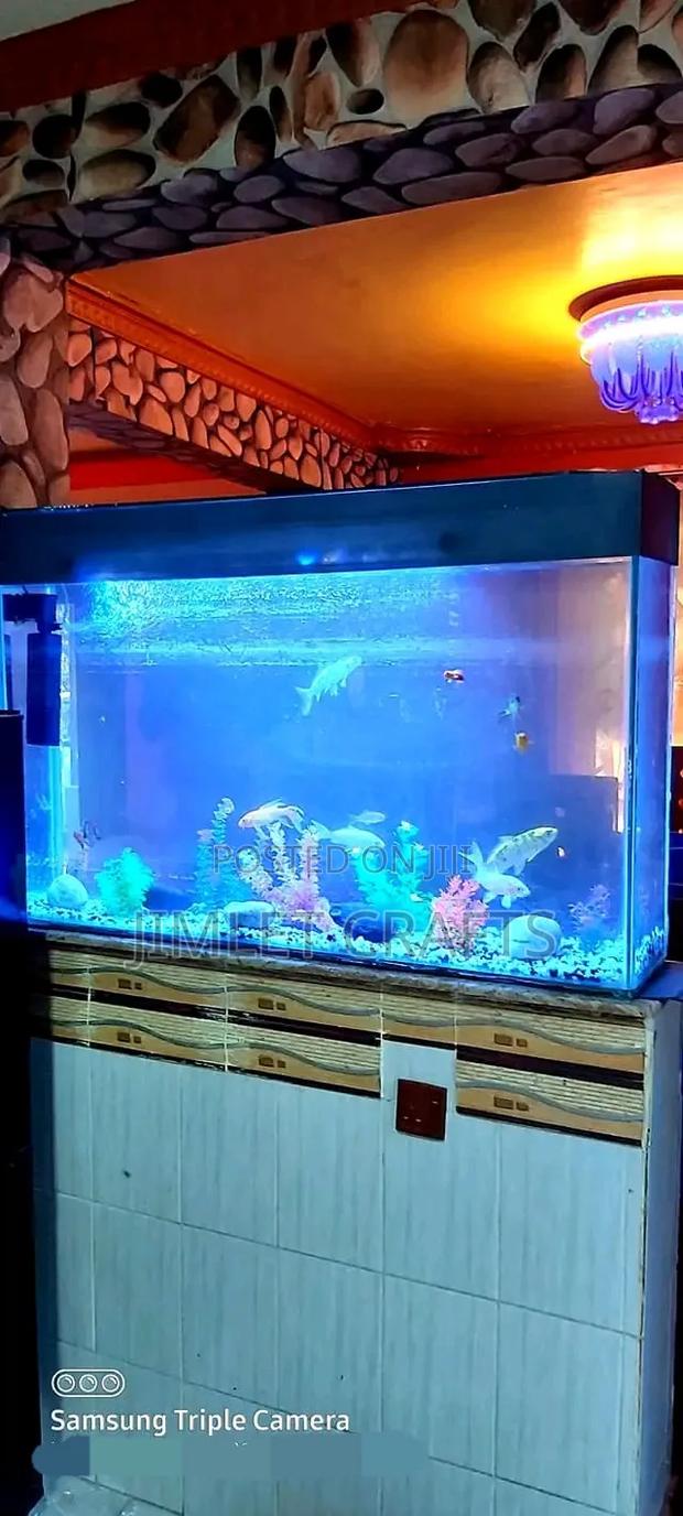 Black Sticker Desktop Aquarium