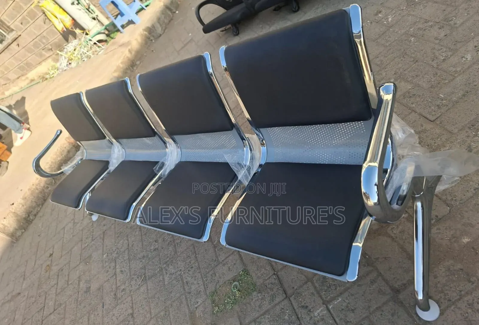 Reception 4 Seater Office Chairs
