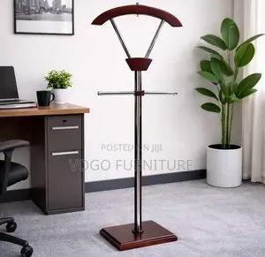 Coat Hanger; Mahogany Coat Hanger