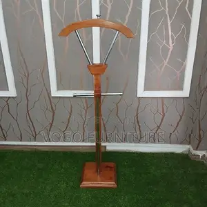 Coat Hanger; Mahogany Coat Hanger