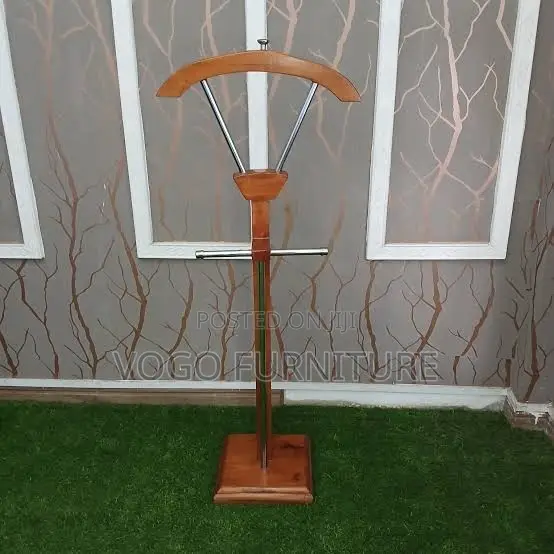 Coat Hanger; Mahogany Coat Hanger