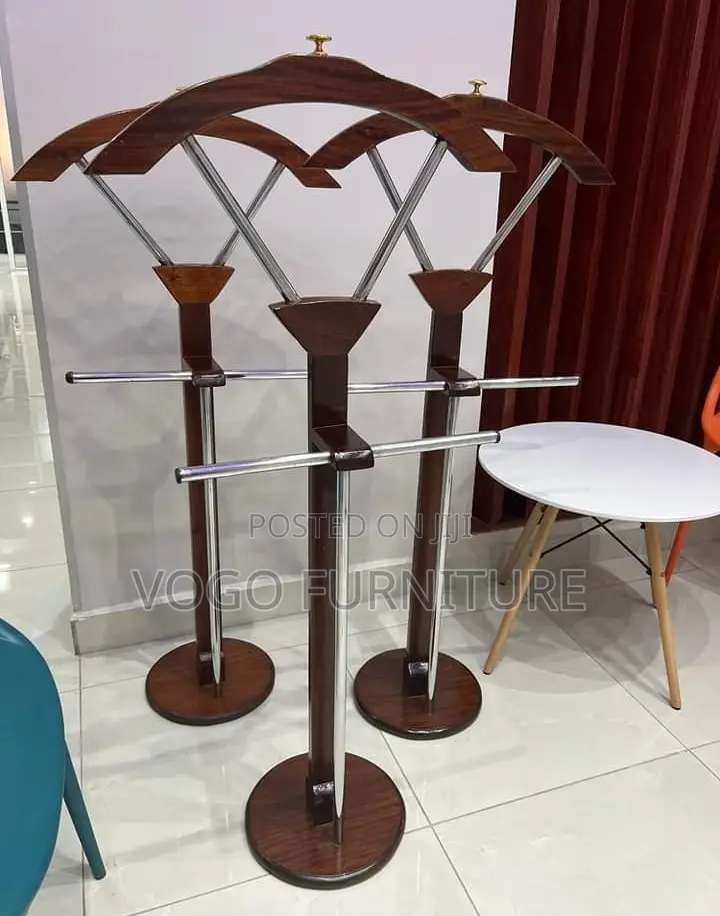 Coat Hanger; Mahogany Coat Hanger