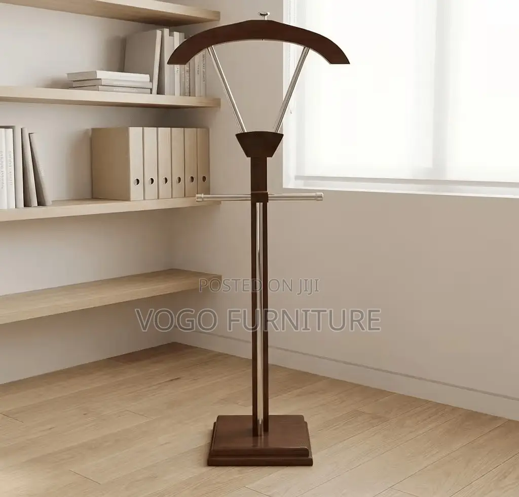 Coat Hanger; Mahogany Coat Hanger