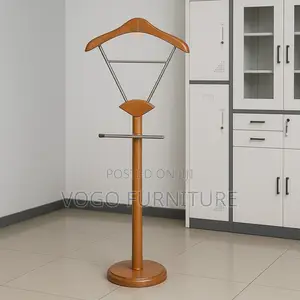 Coat Hanger; Mahogany Coat Hanger