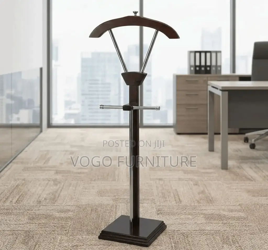 Coat Hanger; Mahogany Coat Hanger