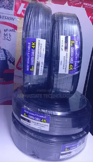 Quality Cable R-G59 With Power CCTV Cable