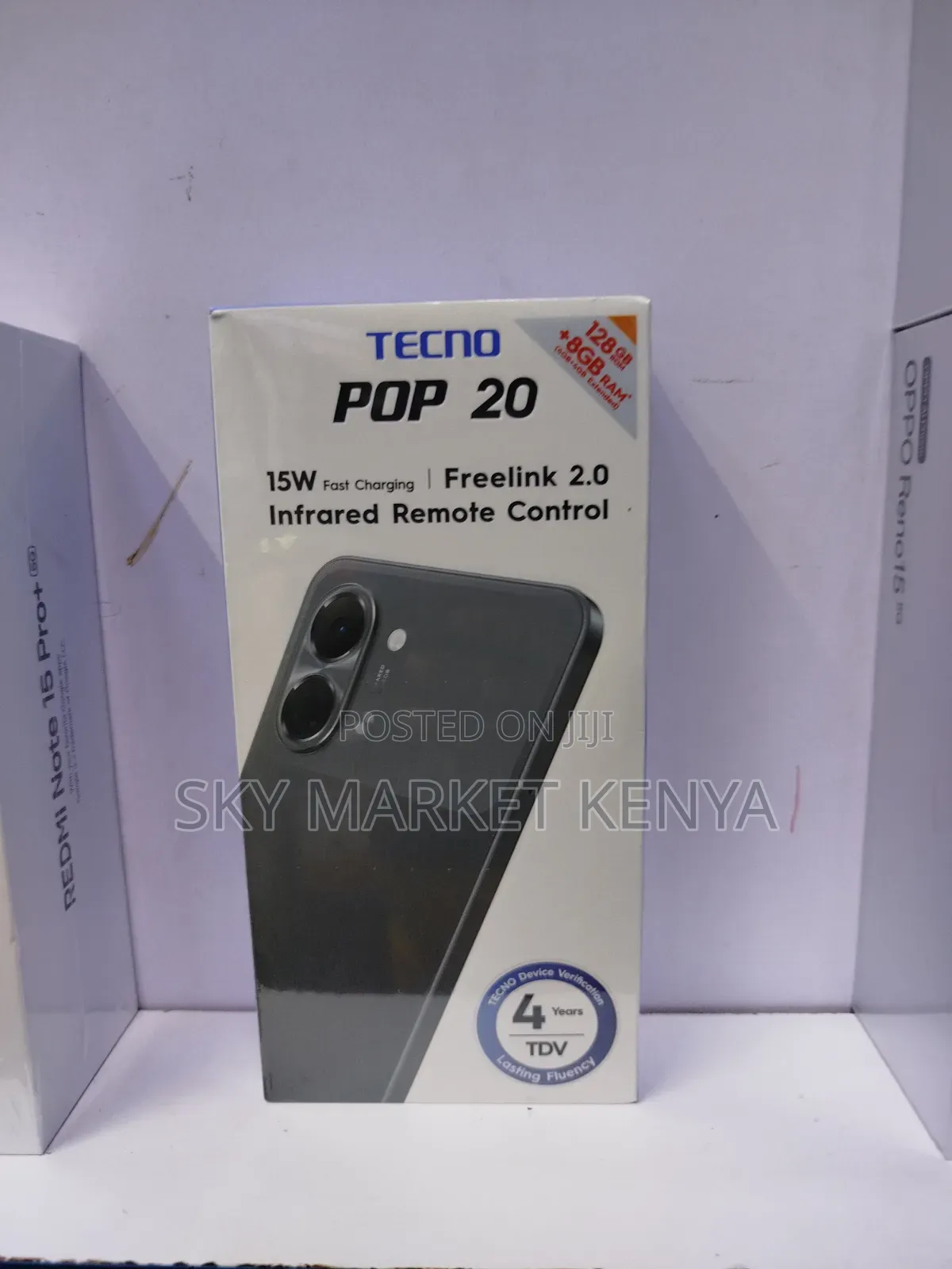 New Tecno Pop 20 128 GB Black