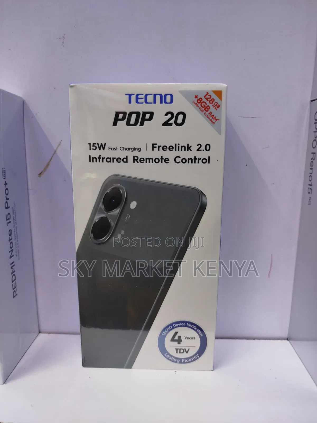 New Tecno Pop 20 128 GB Black