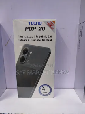 New Tecno Pop 20 128 GB Black
