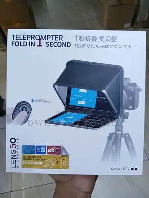 LENSGO TC7S Portable Teleprompter for Smartphones UPTO 8'' Size.