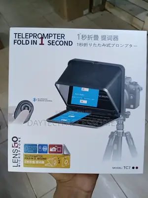 LENSGO TC7S Portable Teleprompter for Smartphones UPTO 8'' Size.