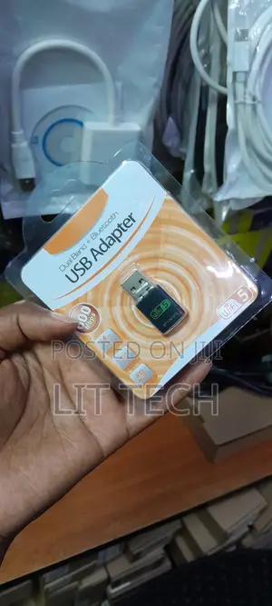 2-in-1 Dual Band WiFi 5 + Bluetooth USB Adapter