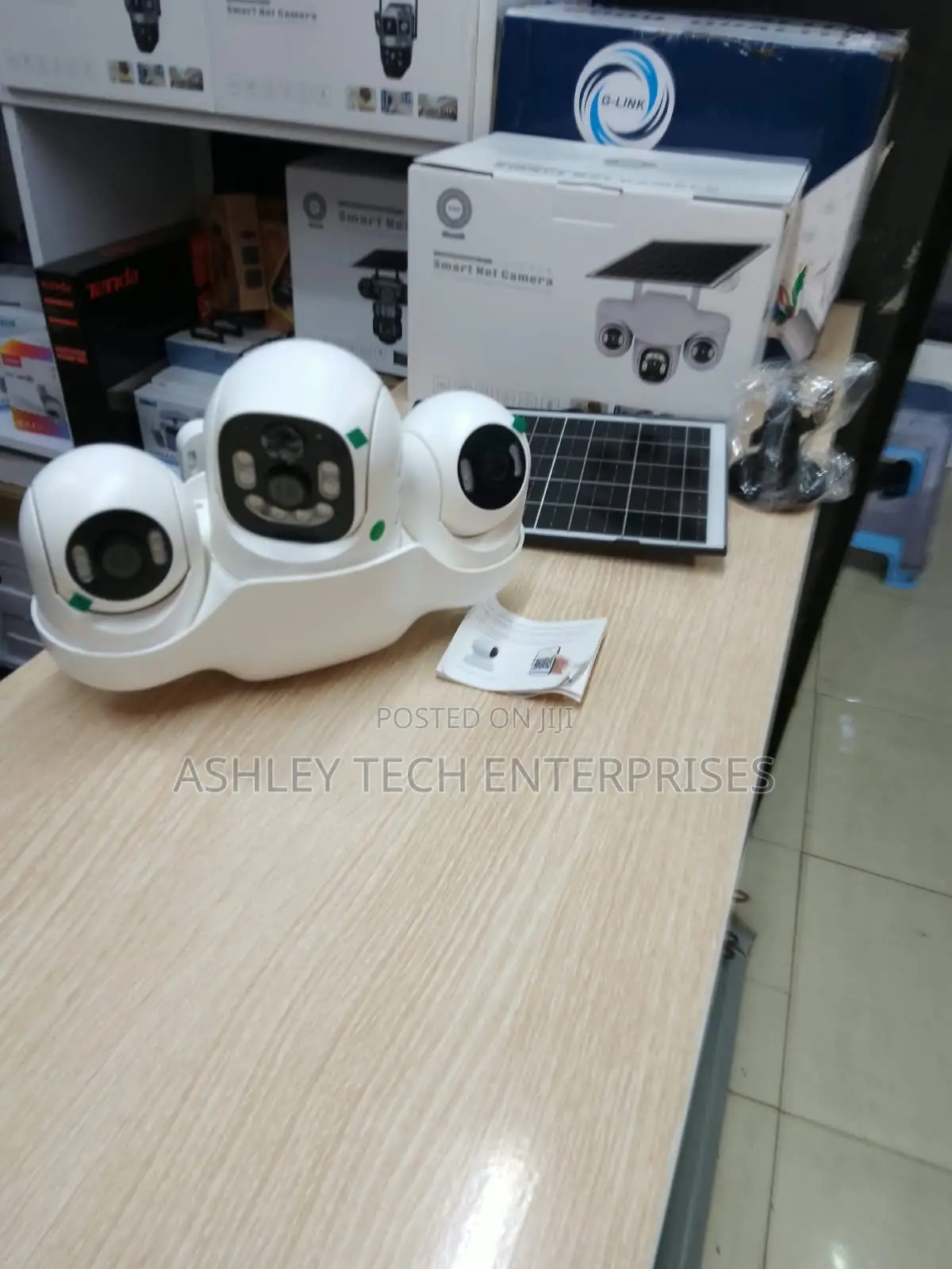 New VTS31 4G Triple Lens Rotating Camera – Solar Powered CCTV