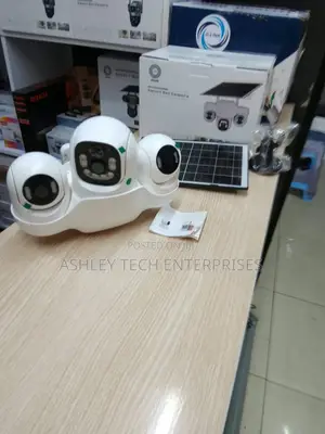 New VTS31 4G Triple Lens Rotating Camera – Solar Powered CCTV