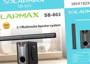 Solarmax SB-603 2.1 Multimedia Soundbar Speaker System | Bluetooth