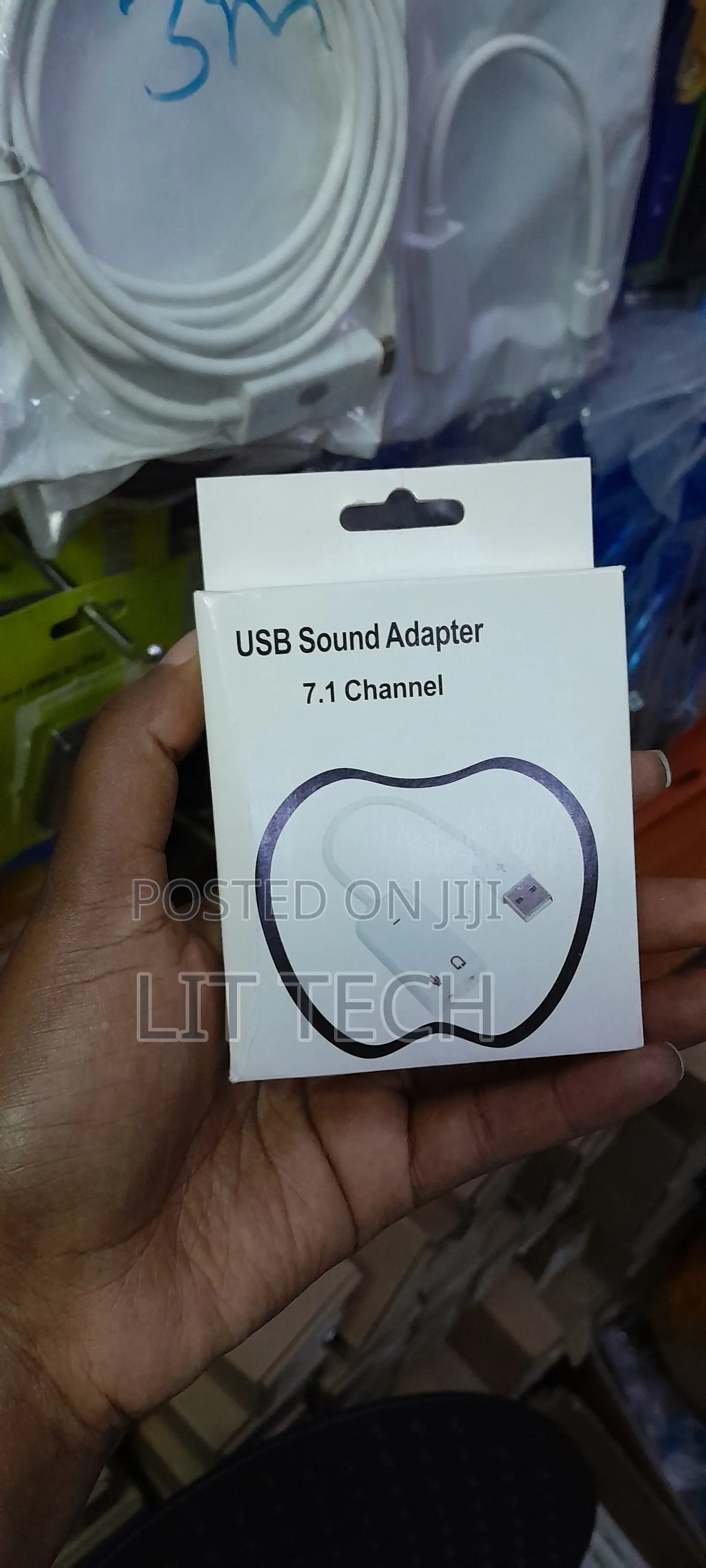USB Sound Card Adapter–7.1 Audio Interface With Mic & Headphone Jack