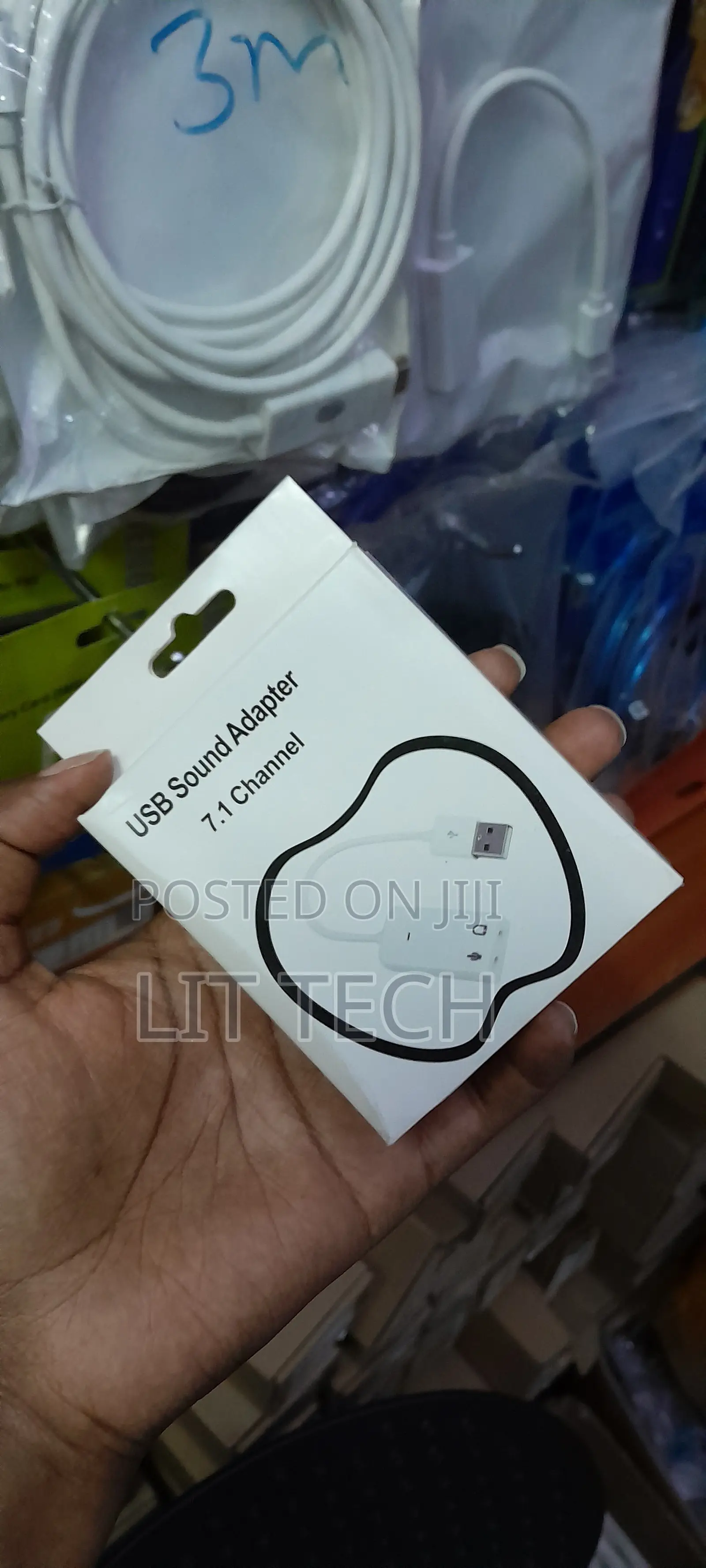 USB Sound Card Adapter–7.1 Audio Interface With Mic & Headphone Jack