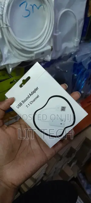 USB Sound Card Adapter–7.1 Audio Interface With Mic & Headphone Jack