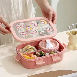 1350ml Kids Cartoon Lunchbox