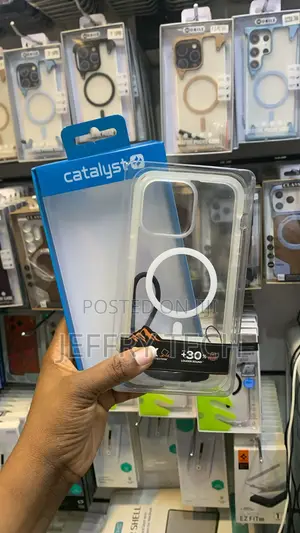 Clear Shockproof Phone Case With a MagSafe Ring iPhone 15 Pro