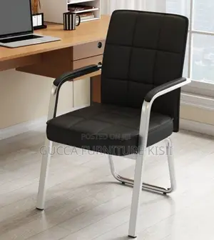 Midback Leather Cantilever Computer Office Chair