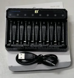 Type-C Powered Smart Charger for AA and AAA Batteries