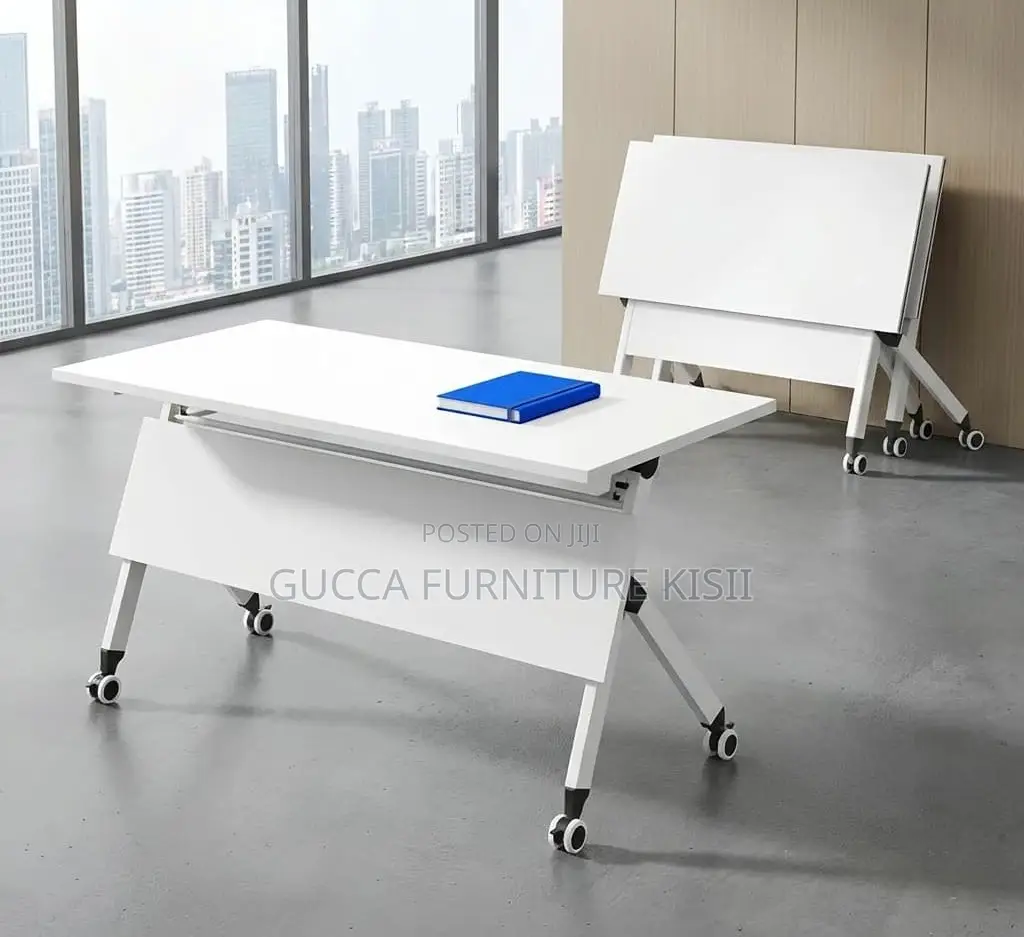 Foldable Conference Table With Lockable Castors