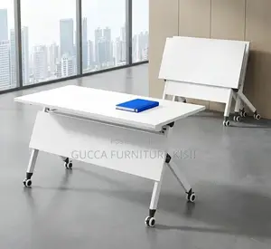 Foldable Conference Table With Lockable Castors