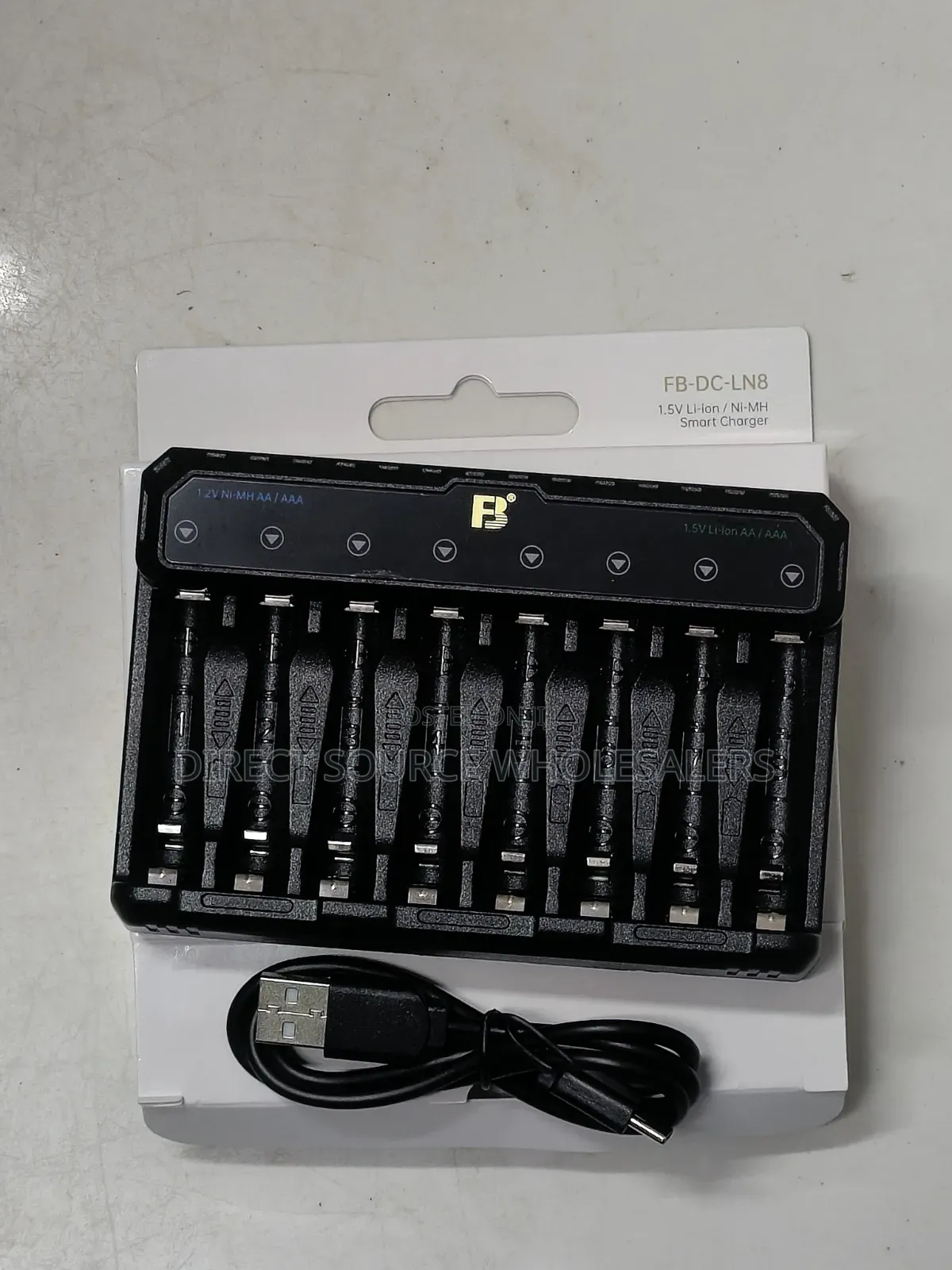 Smart Type-C Battery Charger for Torches, Toys and Electronics
