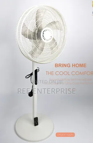  Urk-08 Stand Fan
✓ Remote Control
✓ Powerful Airflow