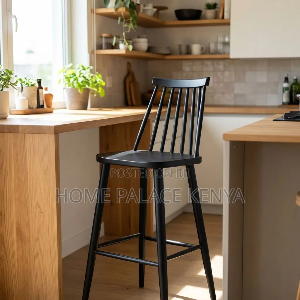 Kitchen Stool; Metal Legs Plastic Outdoor Stool