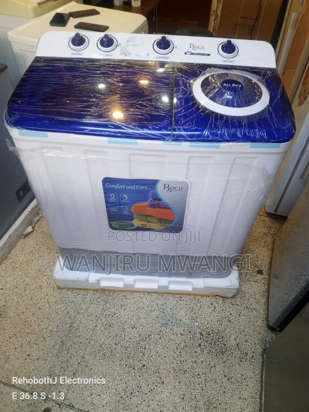 Roch Washing Machine 14kg Twin Tub