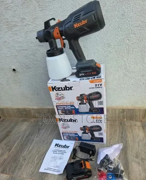 Kzubr 21V Cordless Electric Paint Sprayer/Power Paint HVLP Sprayer Gun