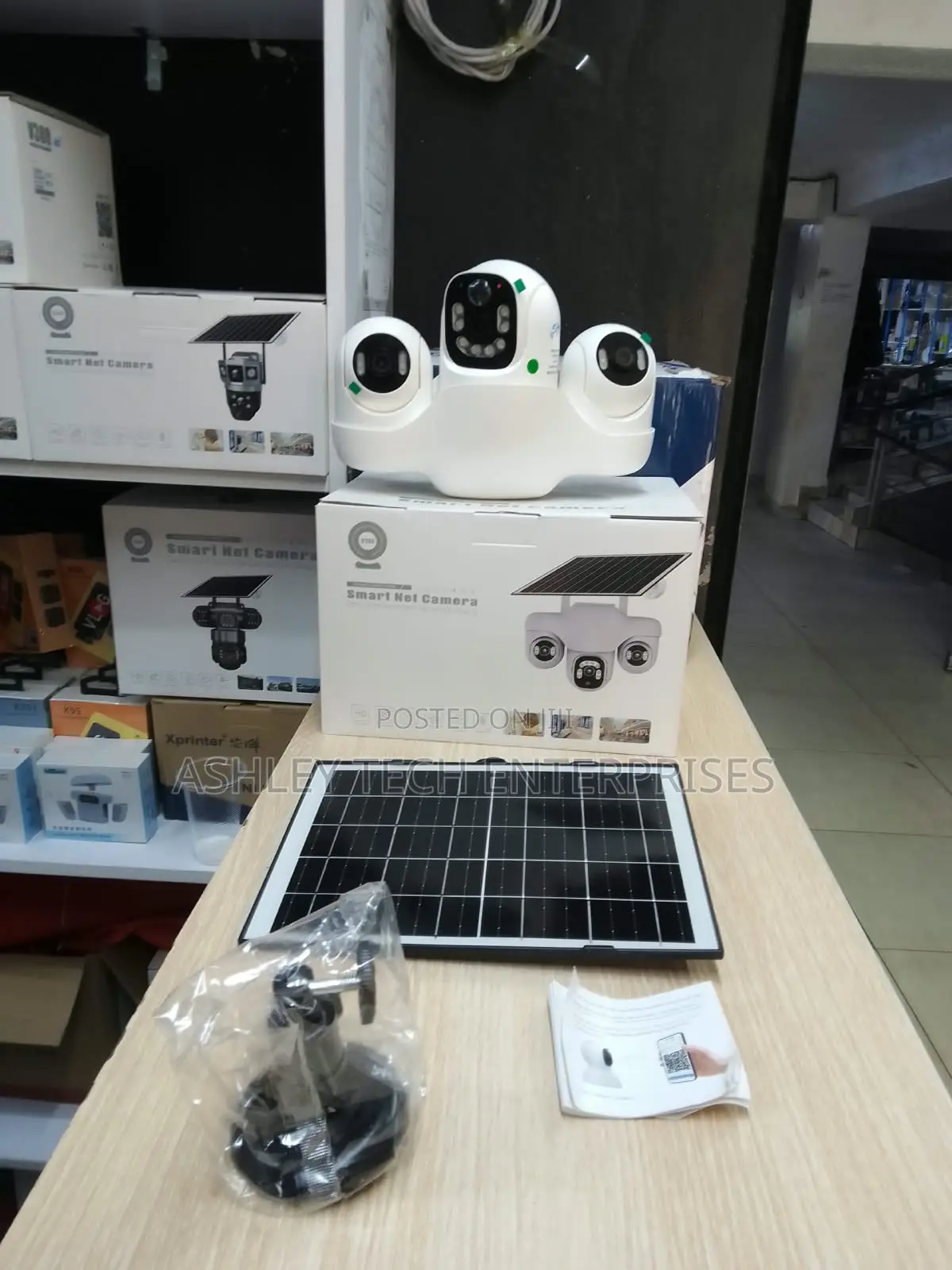 VTS31 4G Solar PTZ Security System – Multi Rotating Lens Camera