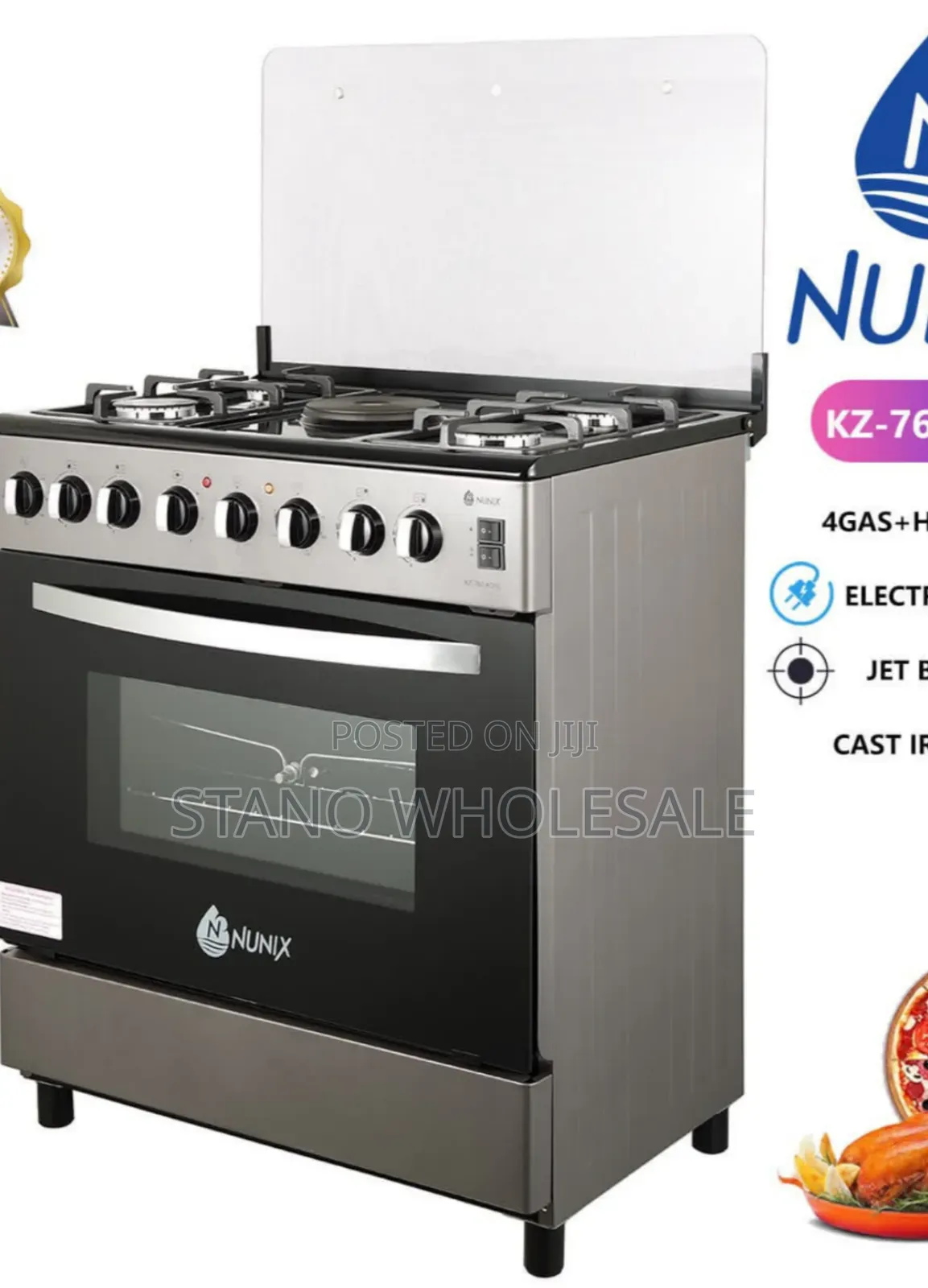 Nunix 60*70 4+1 Standing Cooker