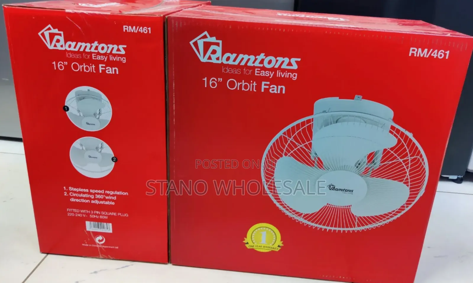 Ramtons Orbit 18inch