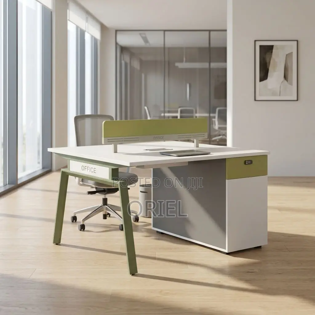 Office Workstation : Shared Two-Person Office Workstation