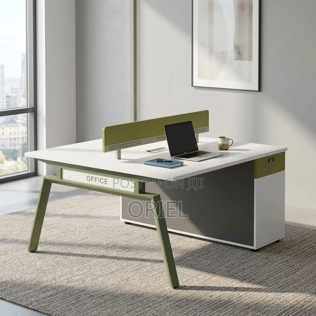 Office Workstation : Shared Two-Person Office Workstation