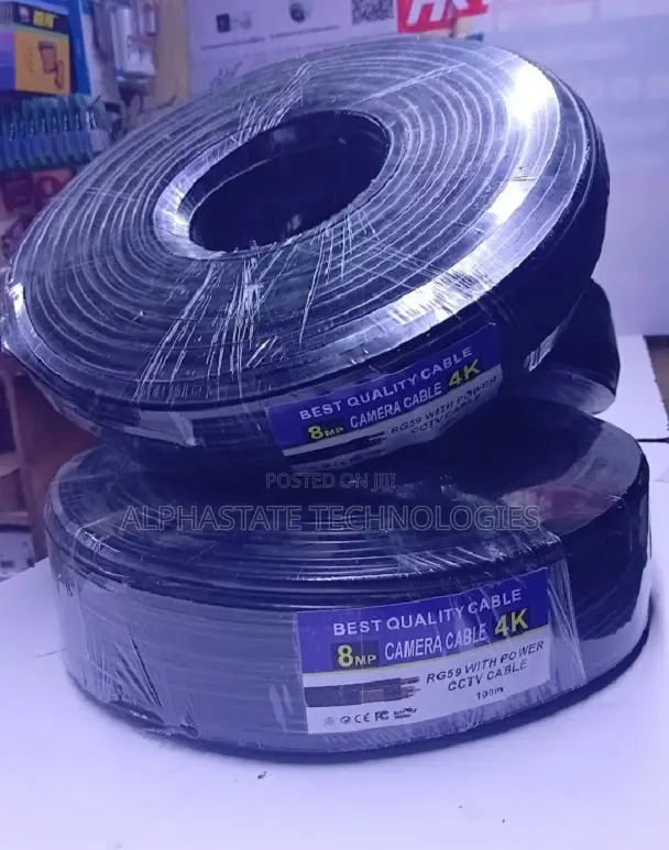 Quality RG59 With Power CCTV Cable