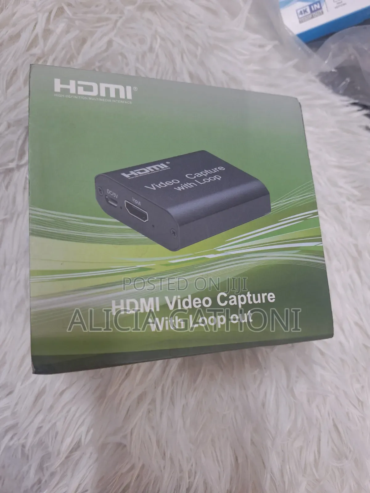 HDMI Capture Card With Loop Out and 5v Power Port