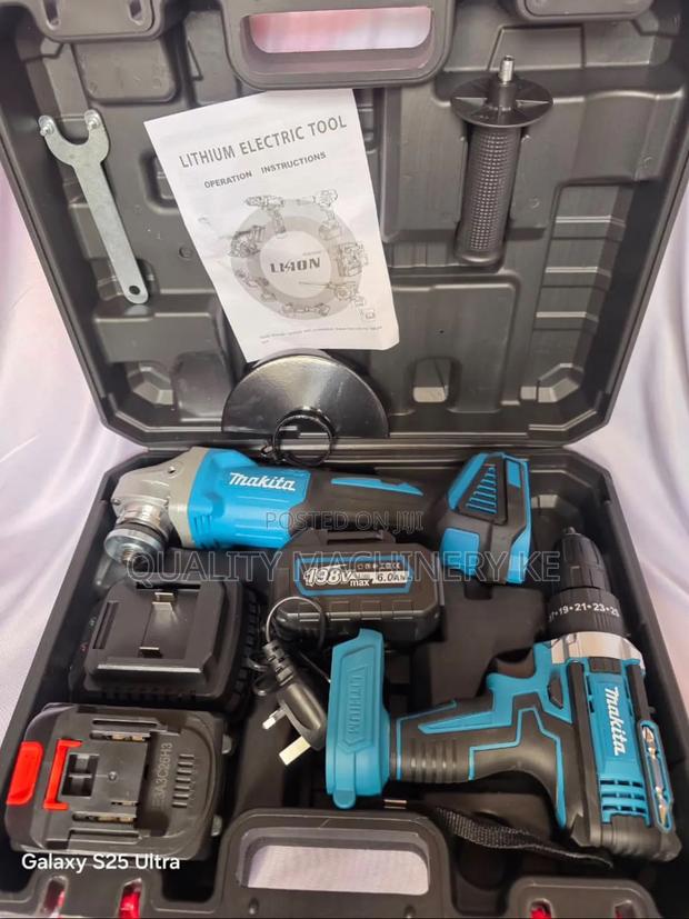 Dual Angle Grinder and Drill Available