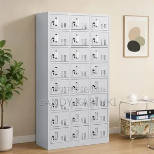 24 Door Steel Locker Cabinets With Locks-Office and School Lockers