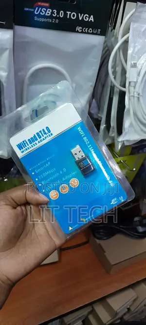 2-in-1 USB Wi-Fi & Bluetooth 4.0 Wireless Adapter (150Mbps)