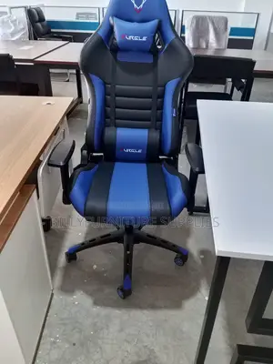 Premium Blue and Black Ergonomic Gaming Chair With High Backrest,
